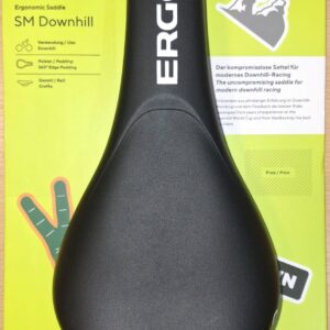 Asiento Ergon SM Downhill | Rieles CroMo, 360° Edge Padding (Negro)