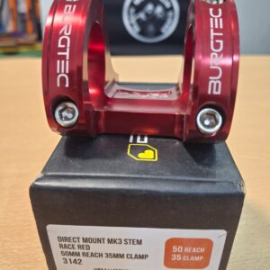 Stem Burgtec Enduro MK3  Abrazadera 35mm, Largo 50mm (Rojo)