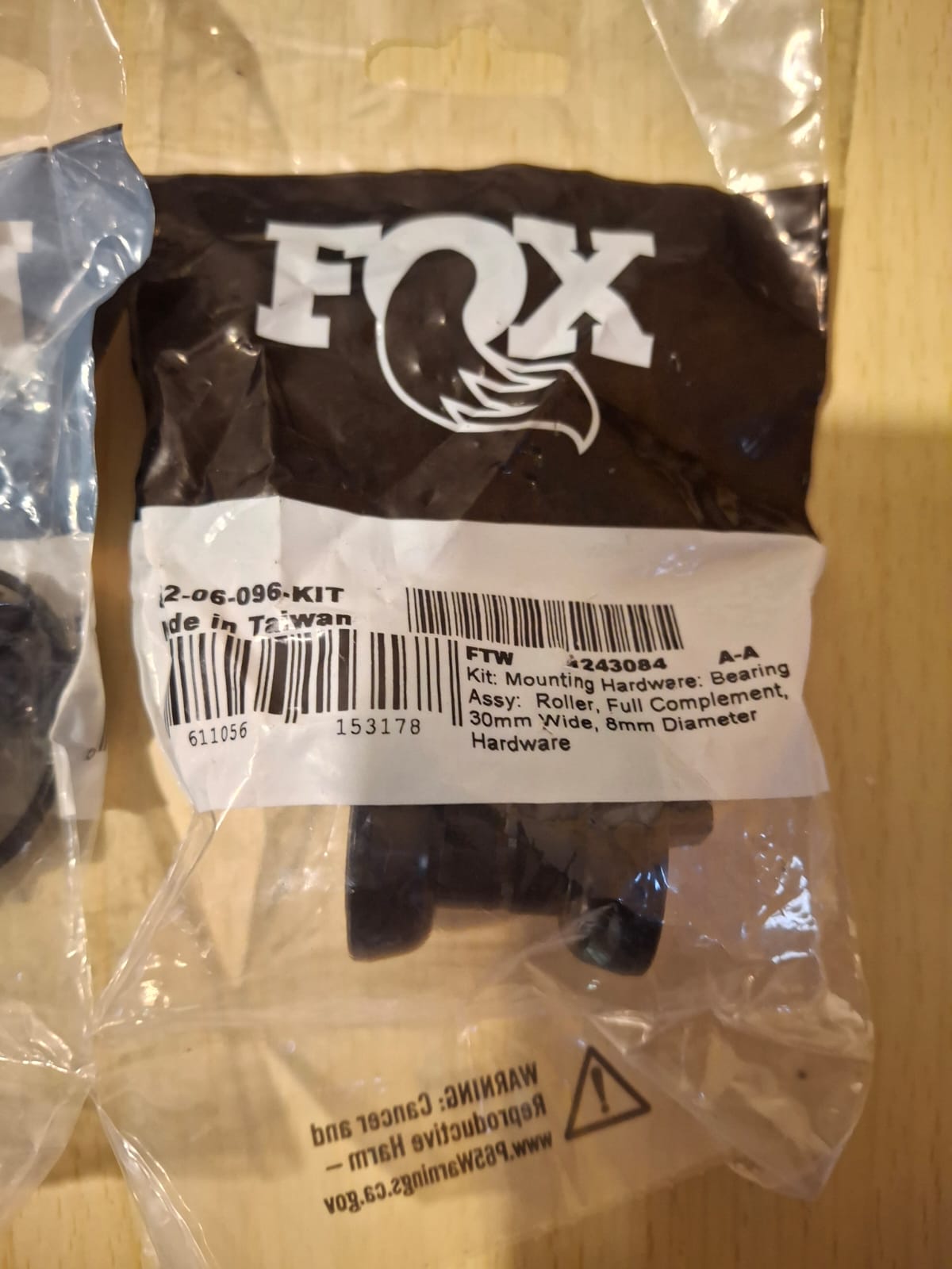 Kit Rodamiento Amortiguador Fox Shox | Roller Bearing M8 x 30.00mm